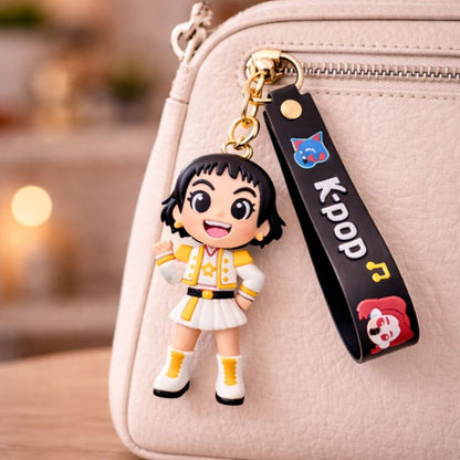 Kpop Demon Hunters Zoey Key Chain - 1PC