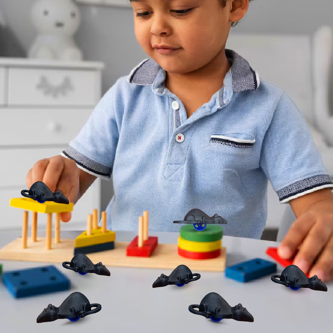 Mini Halloween Rat Toy Favors - 10PC