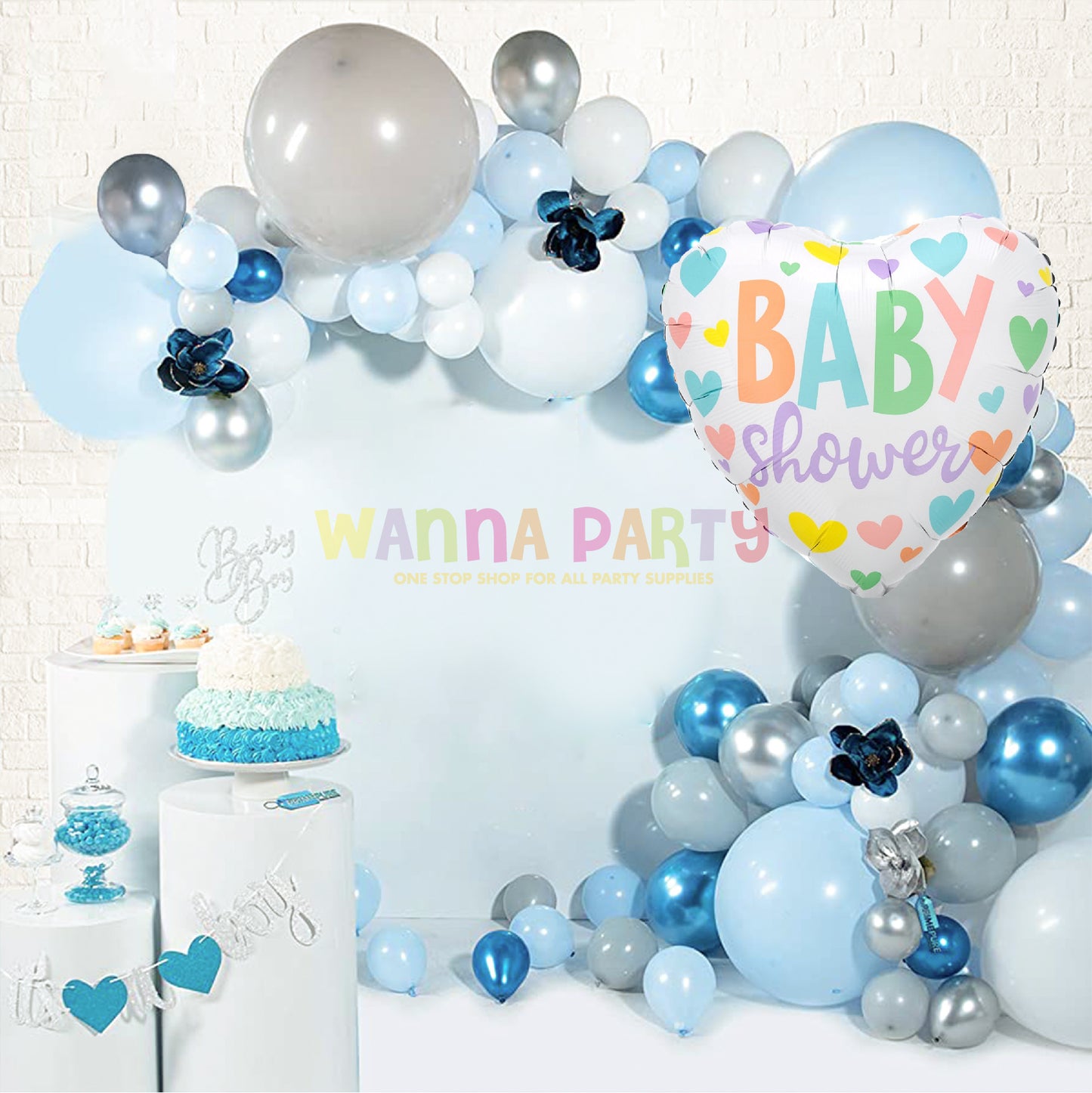 Baby Shower Heart Shape Balloon 18"