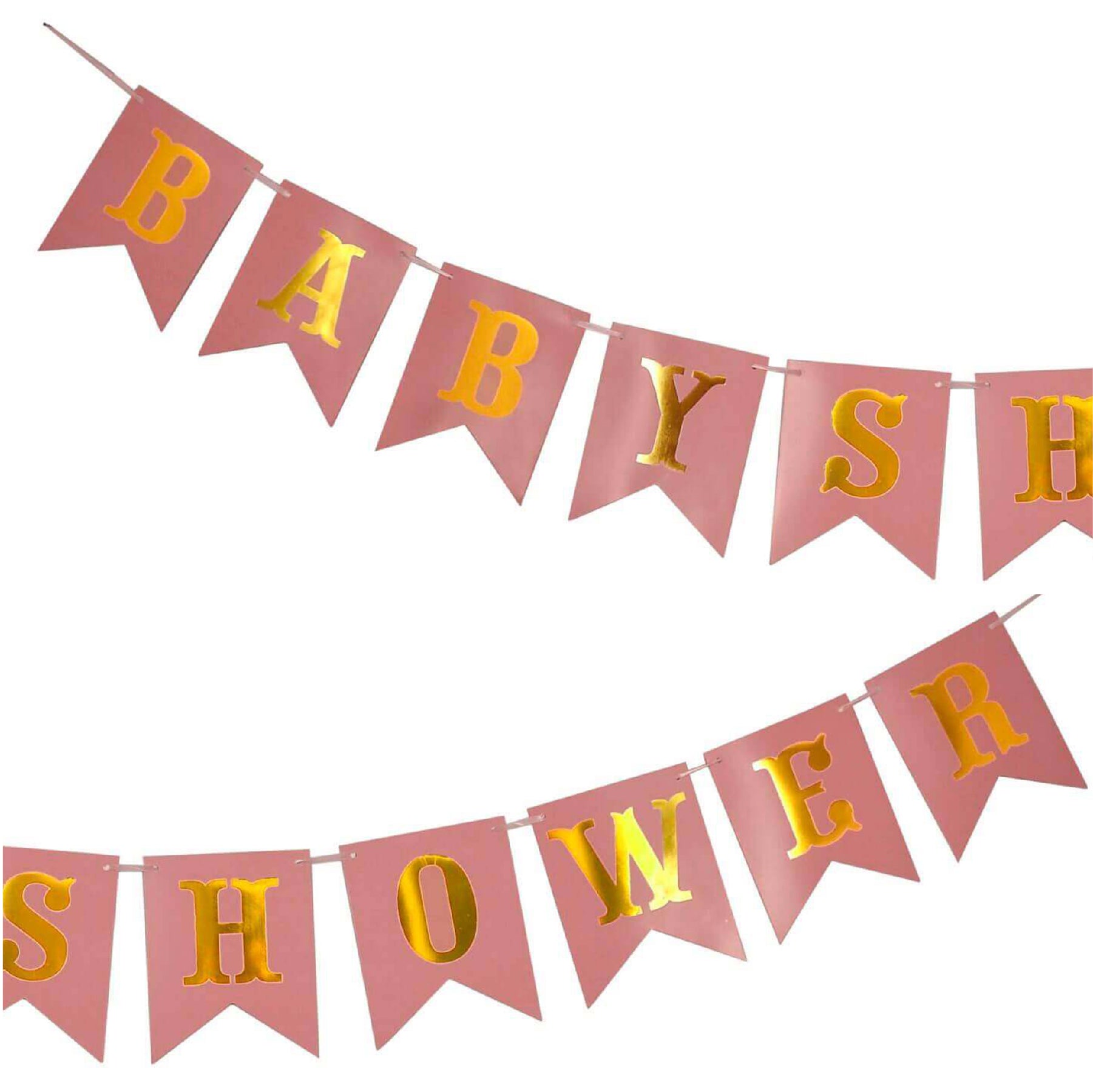 Baby Shower Peach Banner