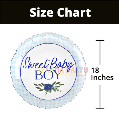 Baby in Bloom Sweet Boy Balloon 18 Inch