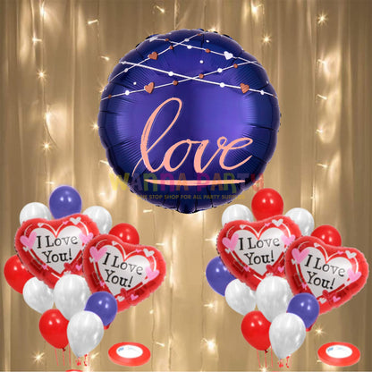 Better Together Navy Blue Love Balloon 18 Inch