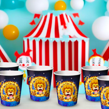Big Top Birthday 9oz Cups - 8CT