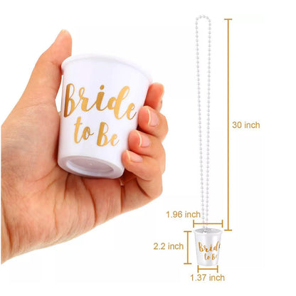 Bride To Be Necklace Shot Glass - 1 PC