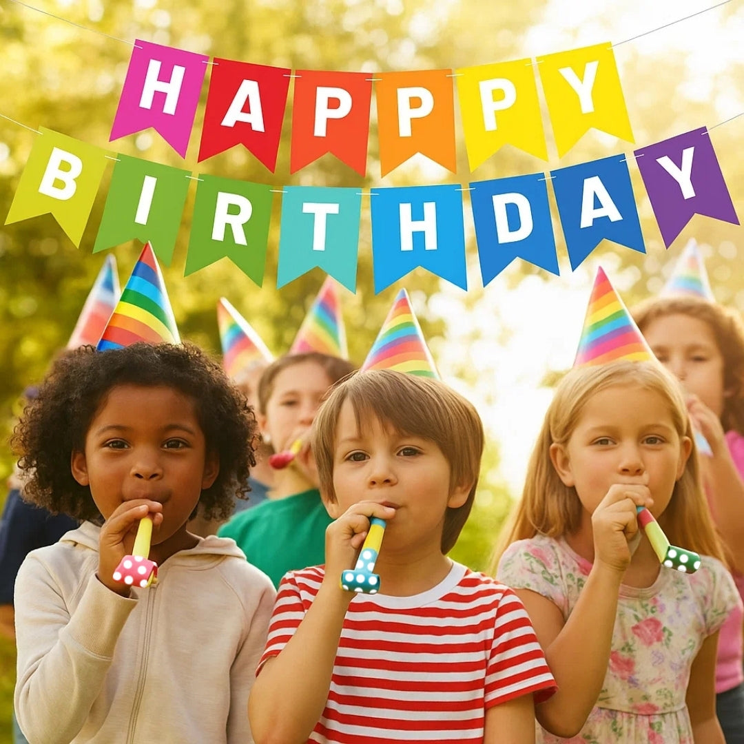 Birthday Hats & Blowouts Combo Pack - 18PC