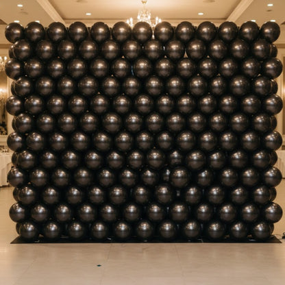 Chrome Black Premium Latex Balloons 10" - 20PC