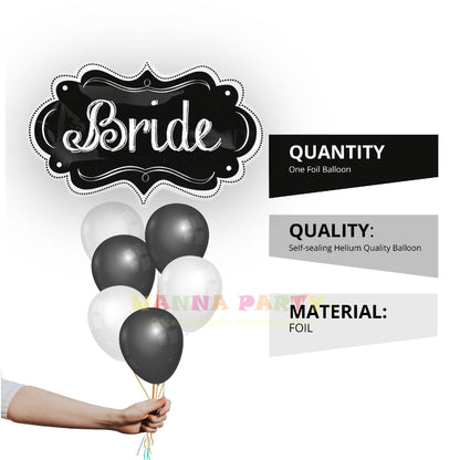 Bride Chalkboard Marquee Balloon 27" P35