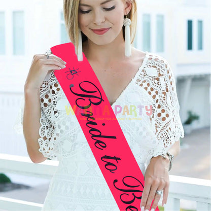 Bride To Be Light Up Sash