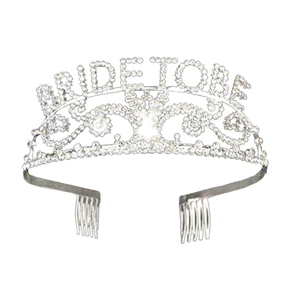 Bride To Be Metal Tiara -1PC