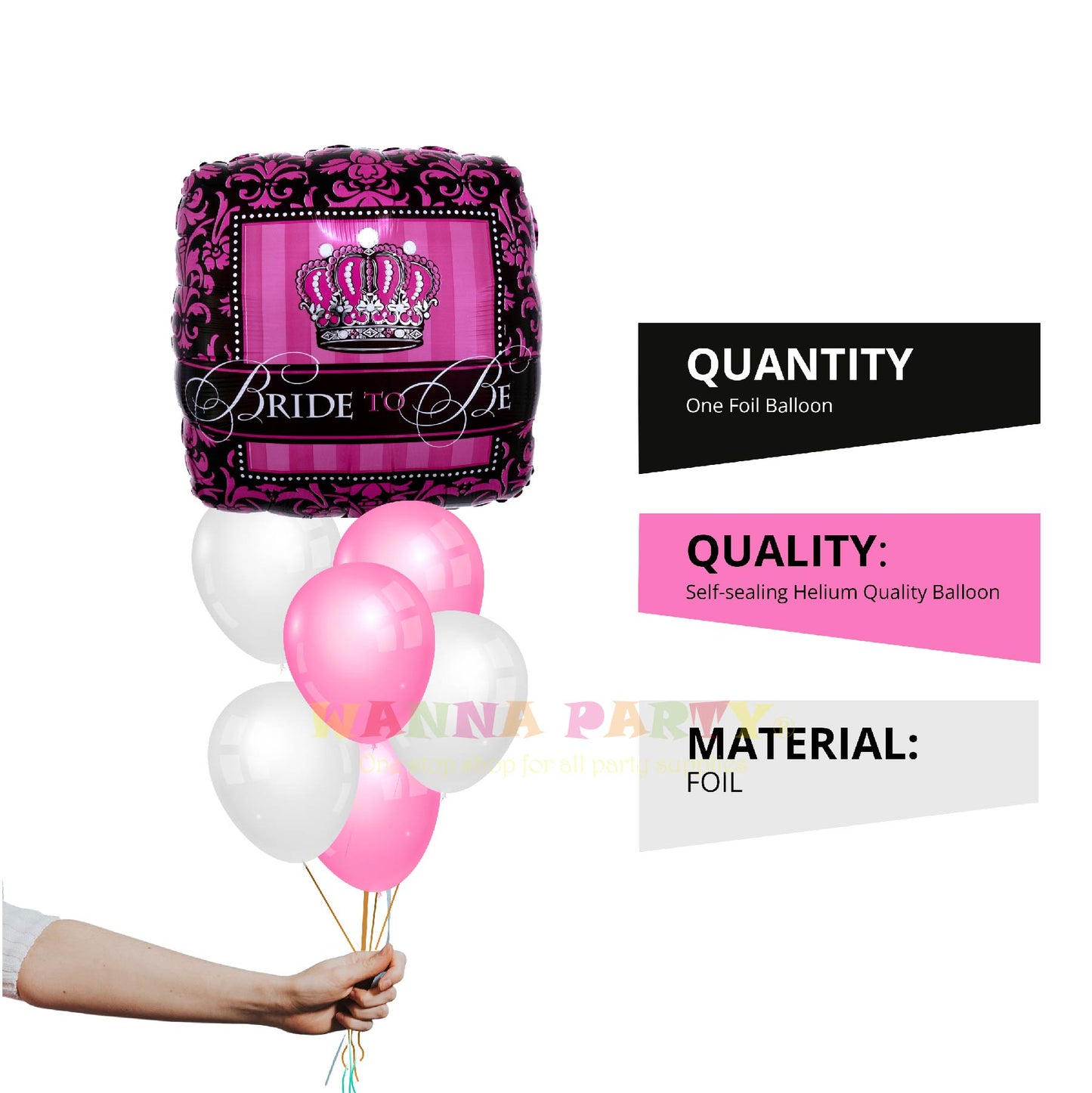 BRIDE TO BE BALLOON S40