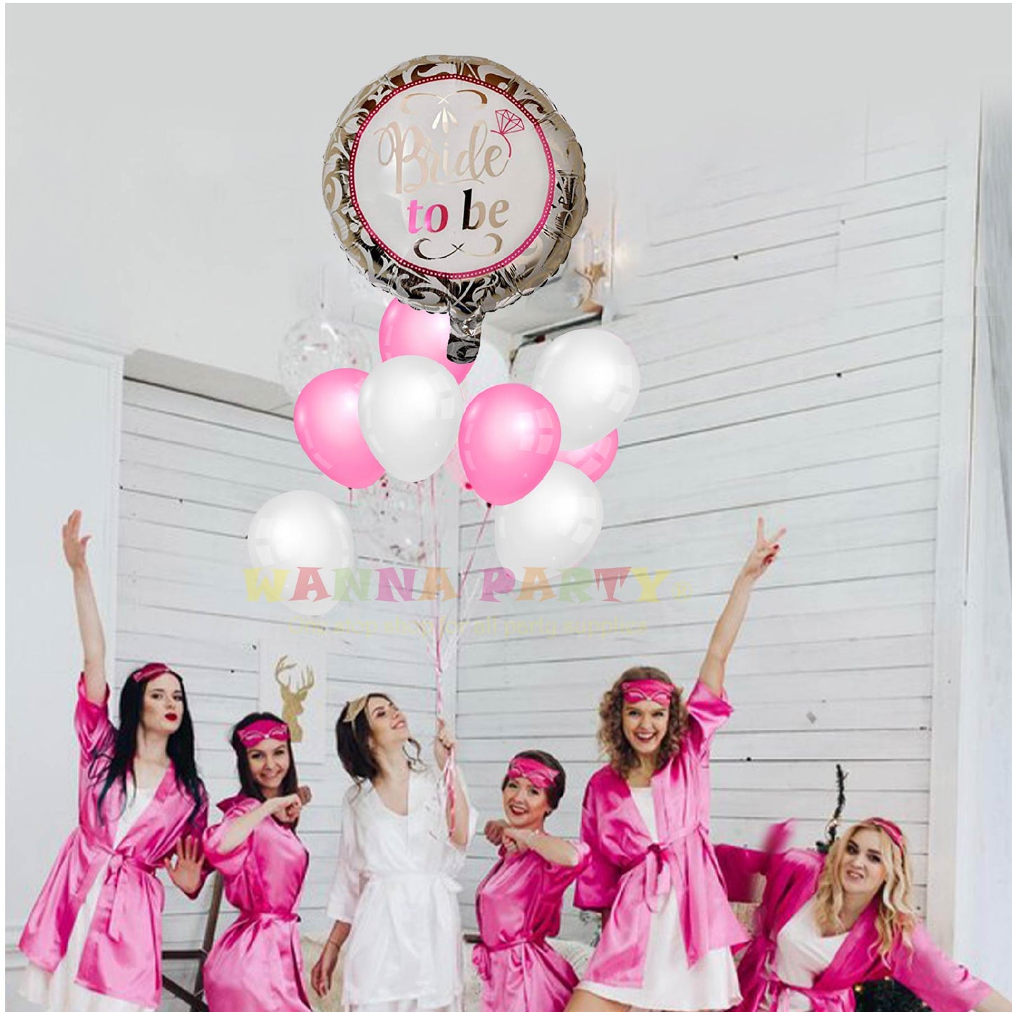 18" Bride To Be SilverFoil Balloon