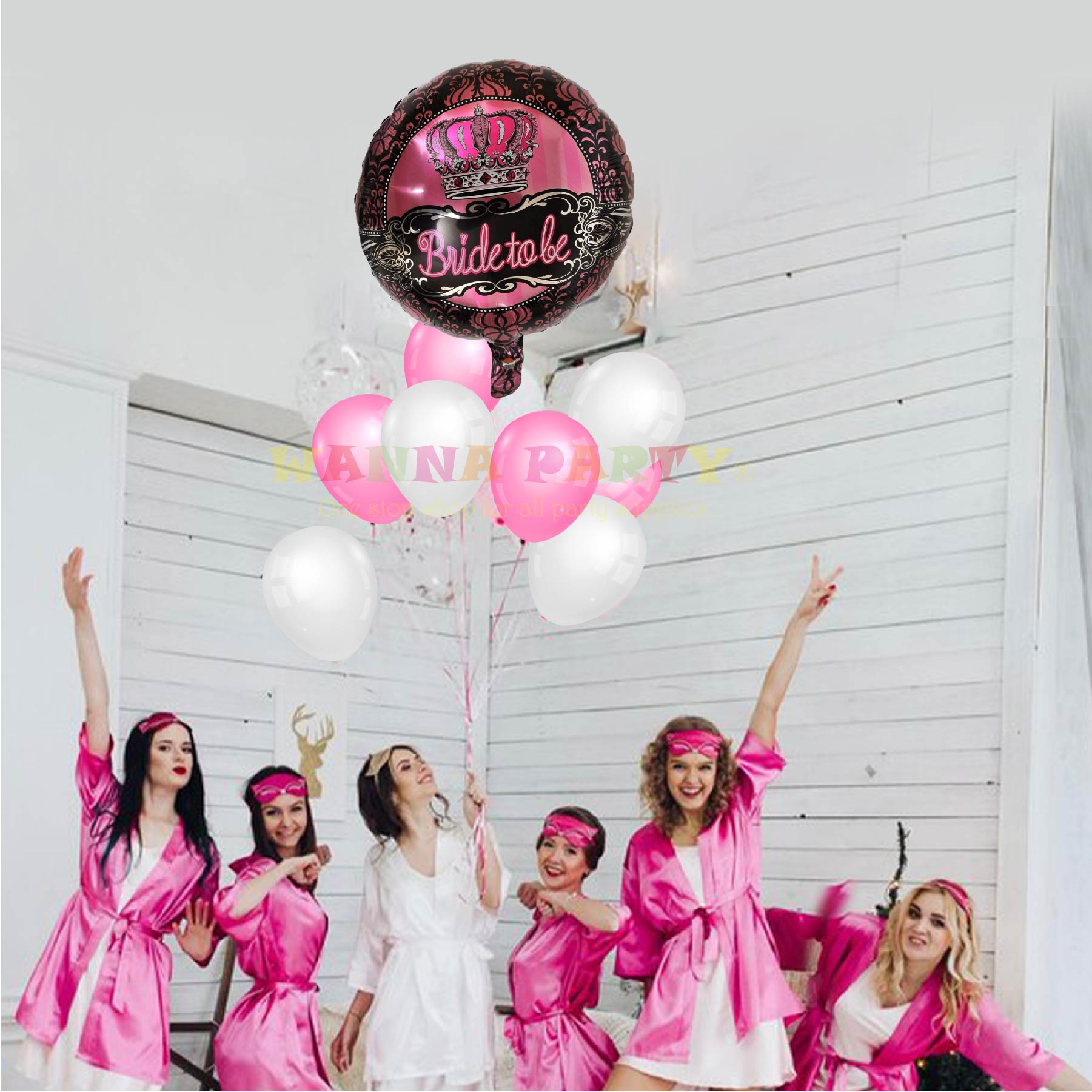 18" Bride To Be Pink Balloon