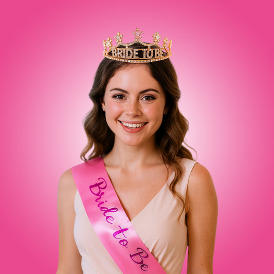 Bride To Be Tiara & Sash Combo - 1PC