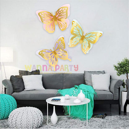 Butterfly Shimmering 3D Decoration Centerpiece - 3