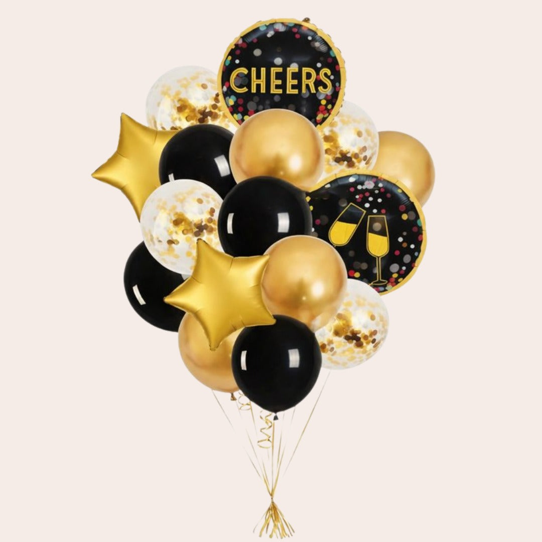 Cheers Balloon Set - Pack of 16