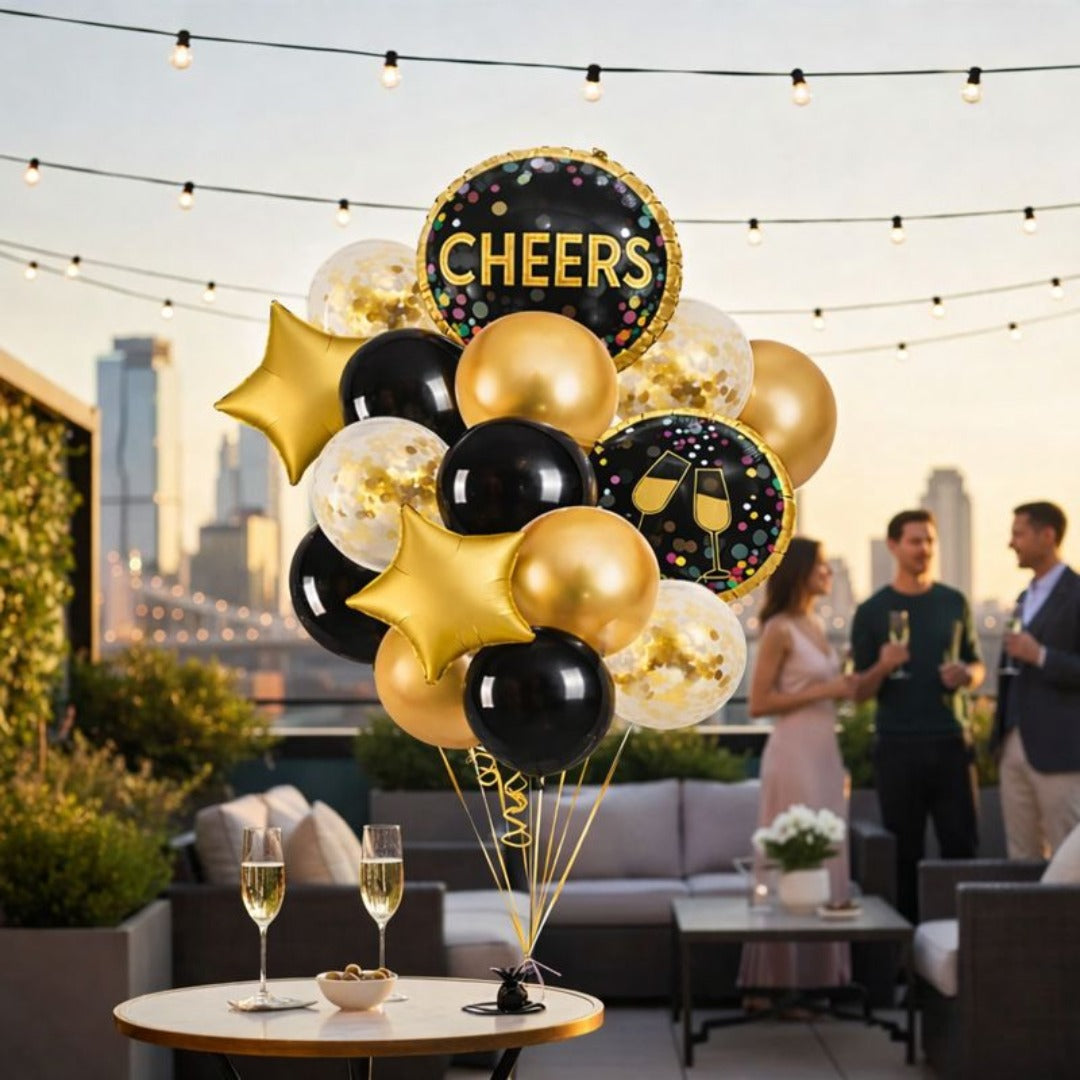 Cheers Balloon Set - Pack of 16