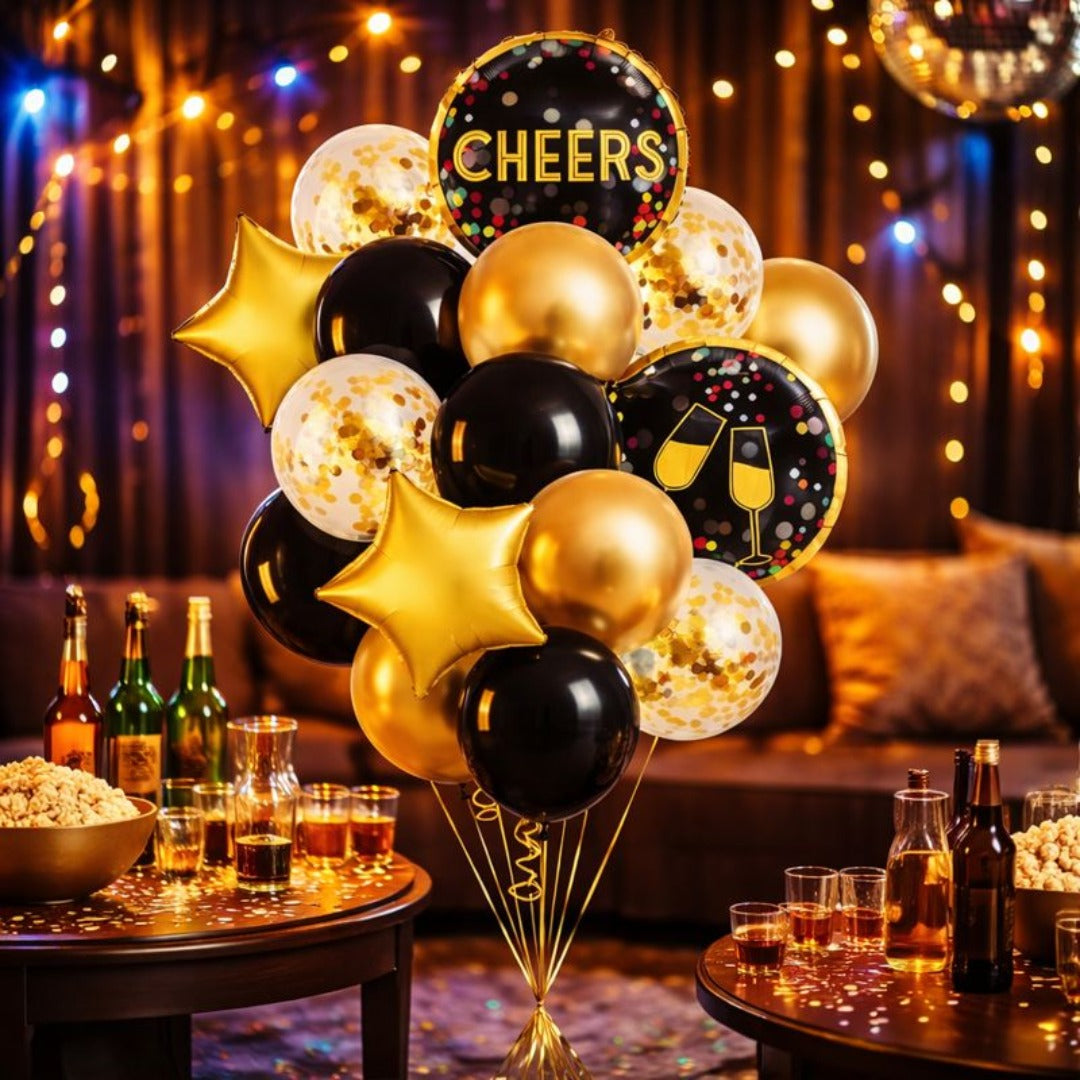 Cheers Balloon Set - Pack of 16