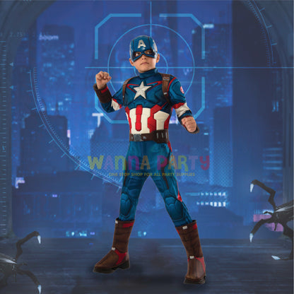 Captain America Deluxe Muscle Chest Costume