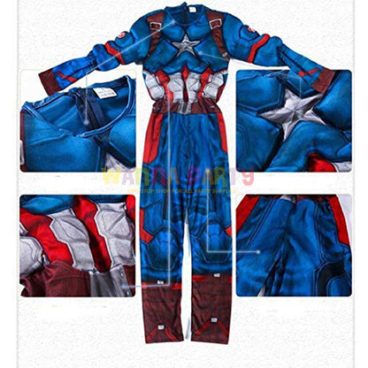 Captain America Deluxe Muscle Chest Costume