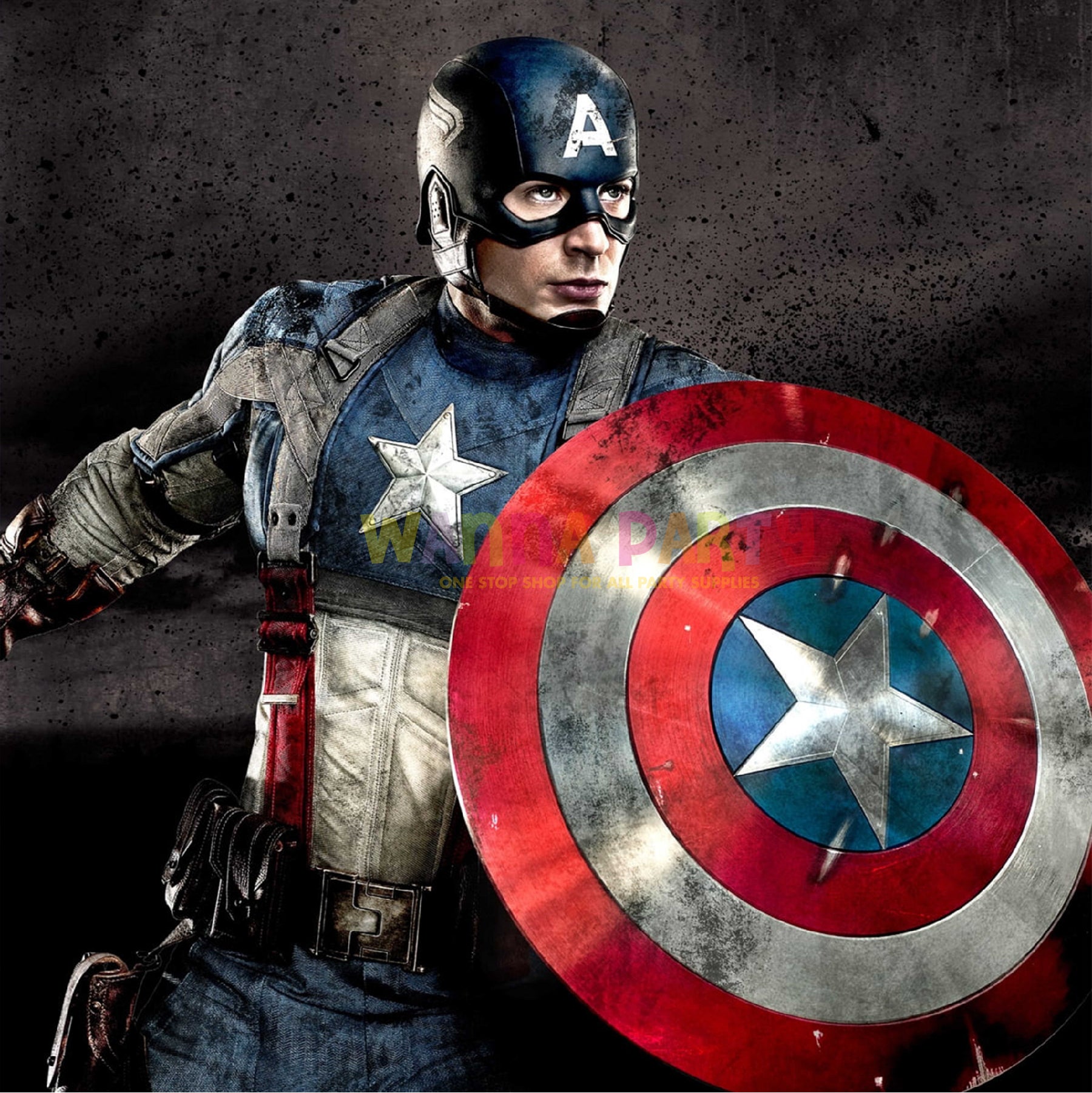 Captain America Deluxe Muscle Chest Costume