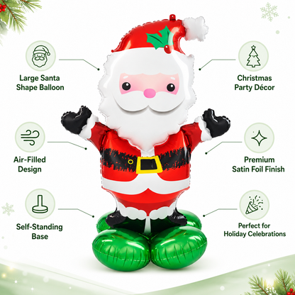 Large Santa Shape Balloon – Christmas Party Decoration