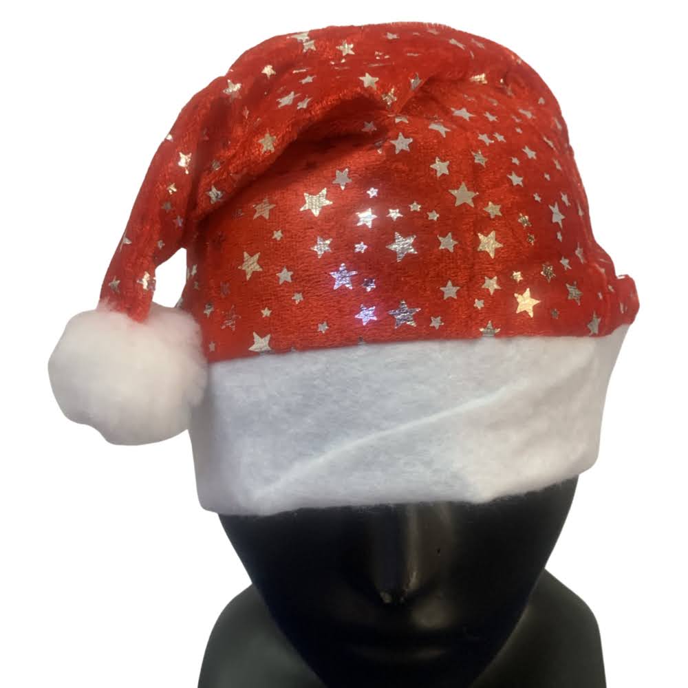 Christmas Star Print Hat