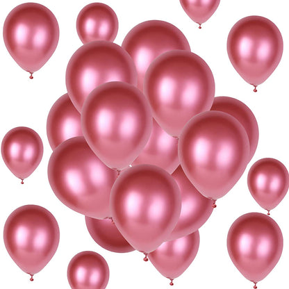 5" Chrome Magenta Balloon - 100PC