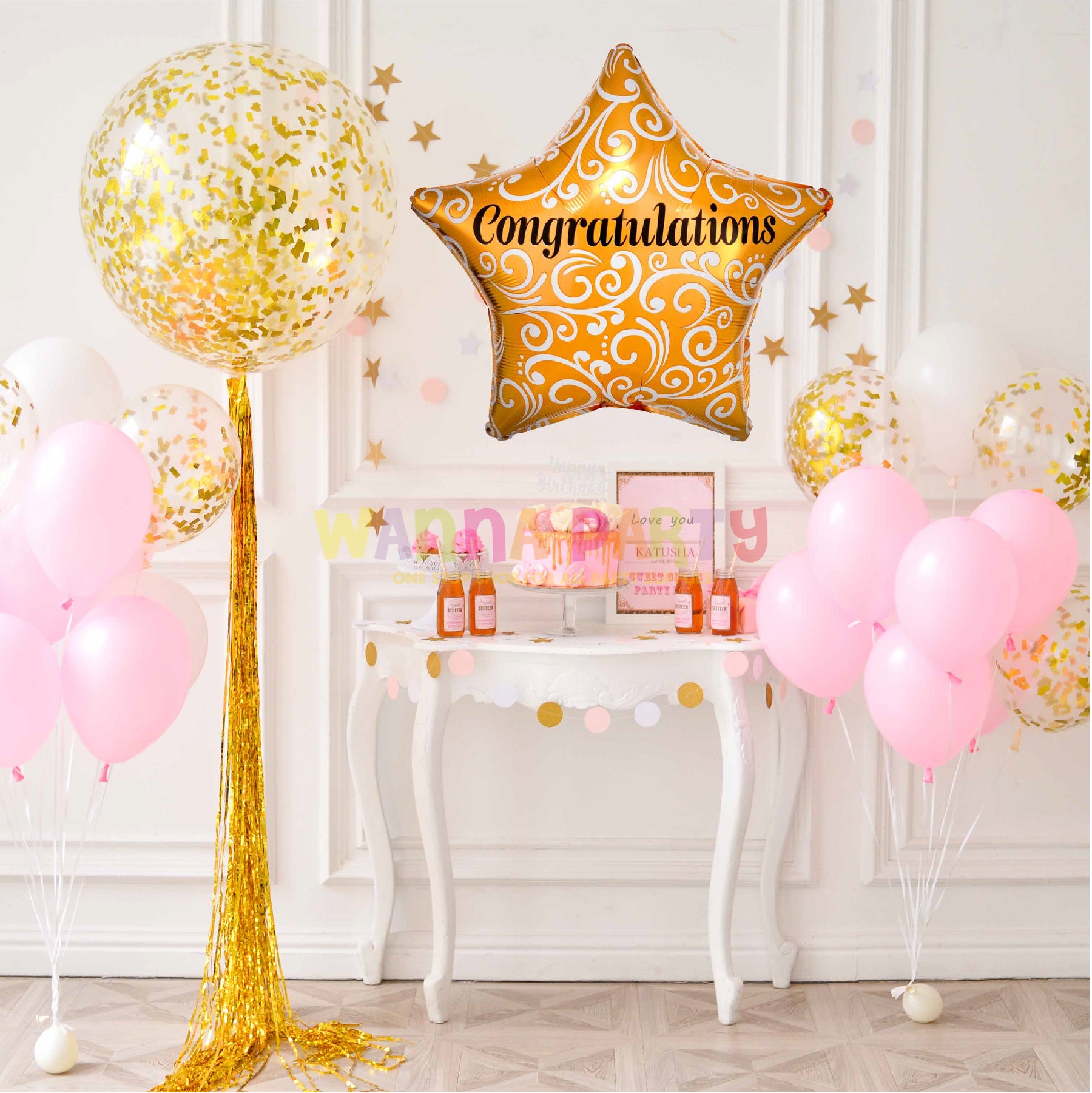 Congratulations Star Shaped Balloon 18"