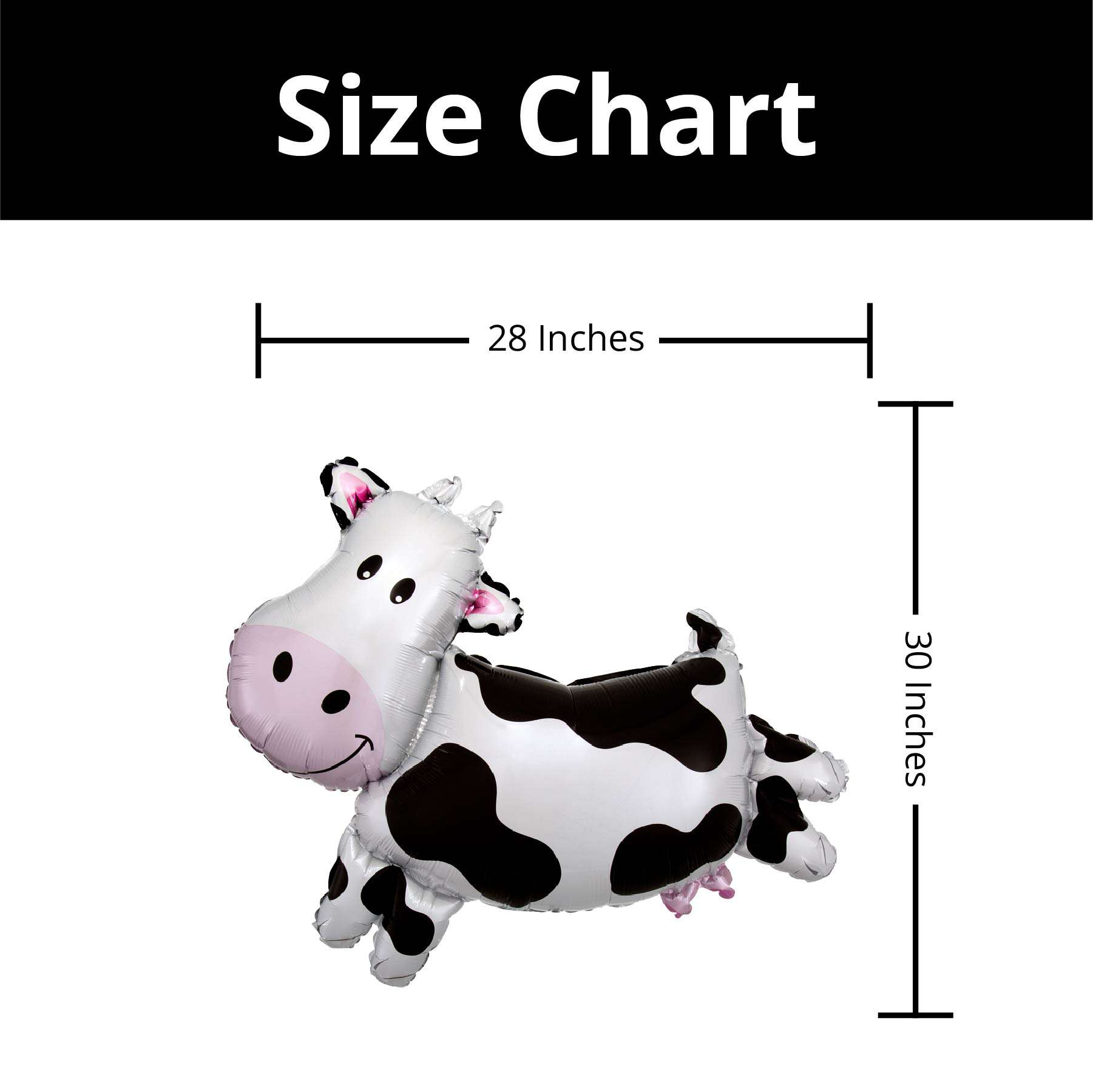 LARGE COW SHAPED BALLOON