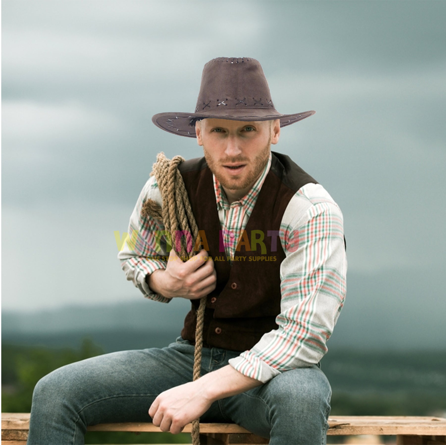 Brown Cowboy Hat