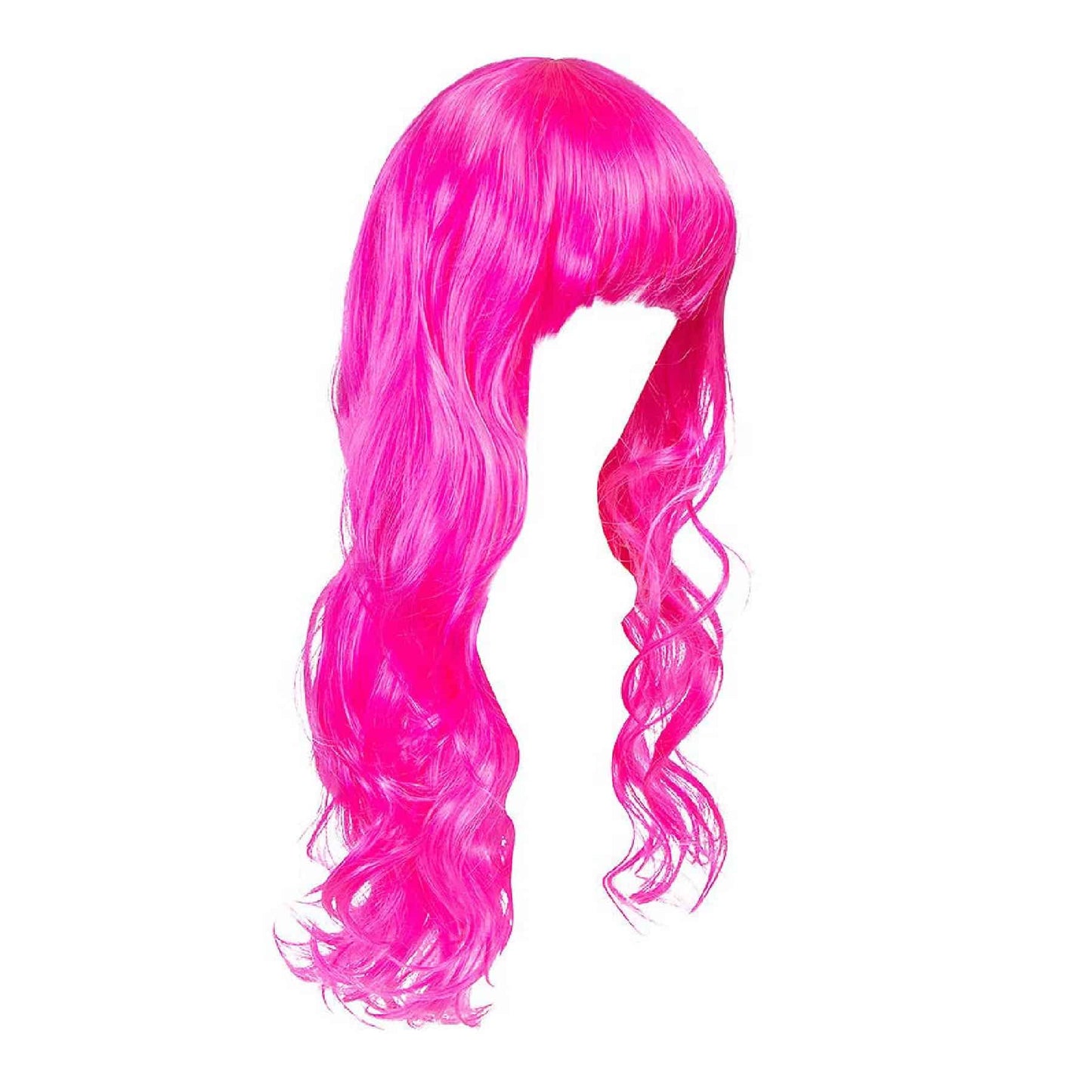 Curly Wigs Long Pink