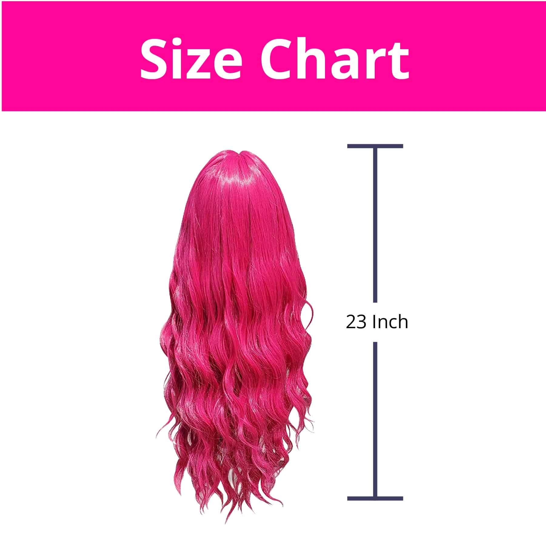 Curly Wigs Long Pink