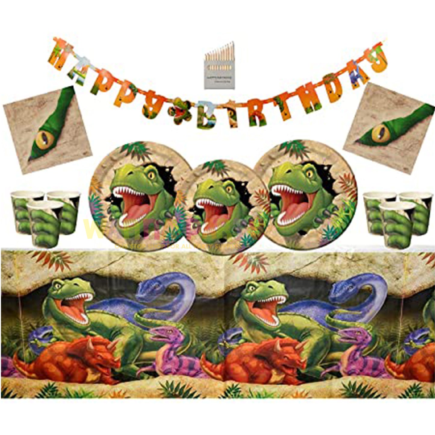 Dinosaur Blast Pl. Tablecover 54x102"