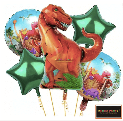 Dinosaur Theme Balloon Set - 5PCBouquet