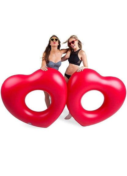 Inflatable Giant Double Heart Pool Float Swimming Pool Parties