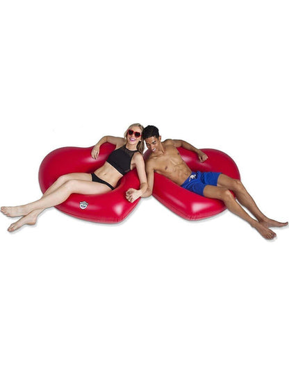 Inflatable Giant Double Heart Pool Float Swimming Pool Parties