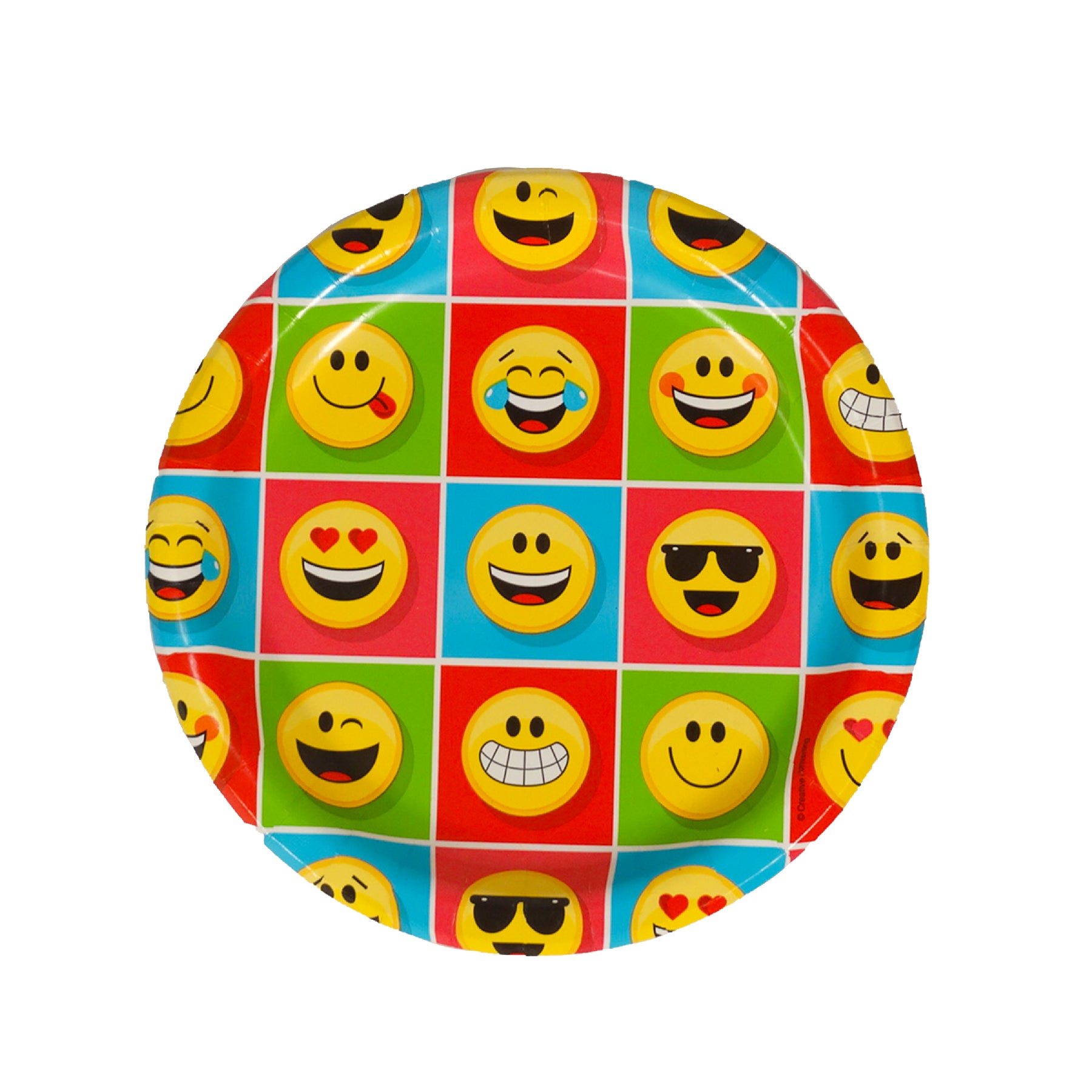 Emojies Lunch Plates 9" - 8PC