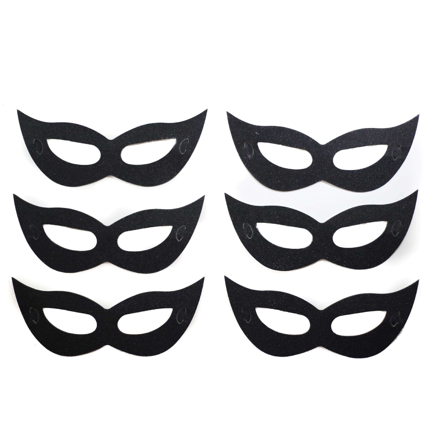 Eye Mask Paper Black - 6PC