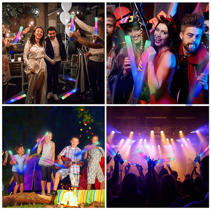 LED Foam Sticks for Cheering UV/Mehendi/Sangeet Party - 1PC