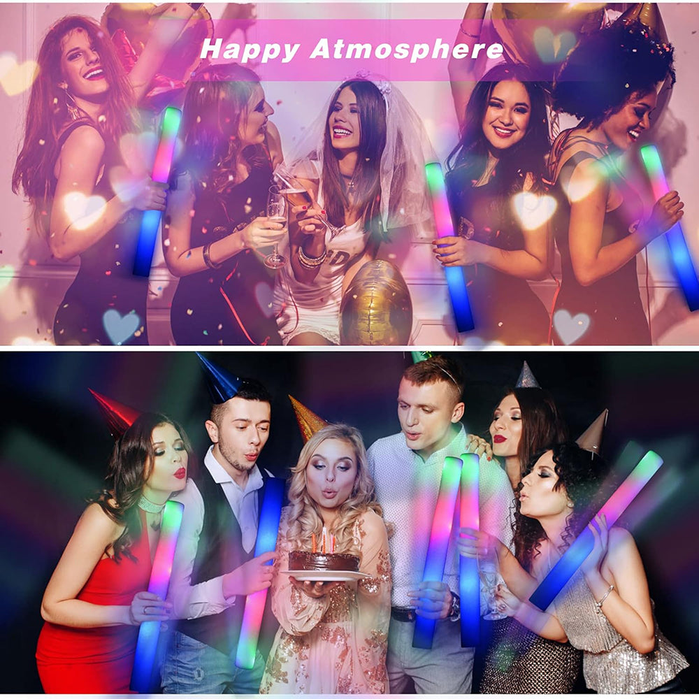LED Foam Sticks for Cheering UV/Mehendi/Sangeet Party - 1PC