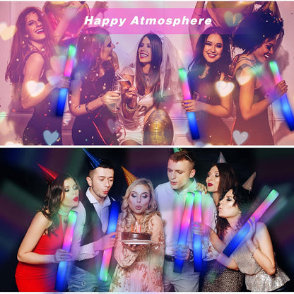 LED Foam Sticks for Cheering UV/Mehendi/Sangeet Party - 1PC