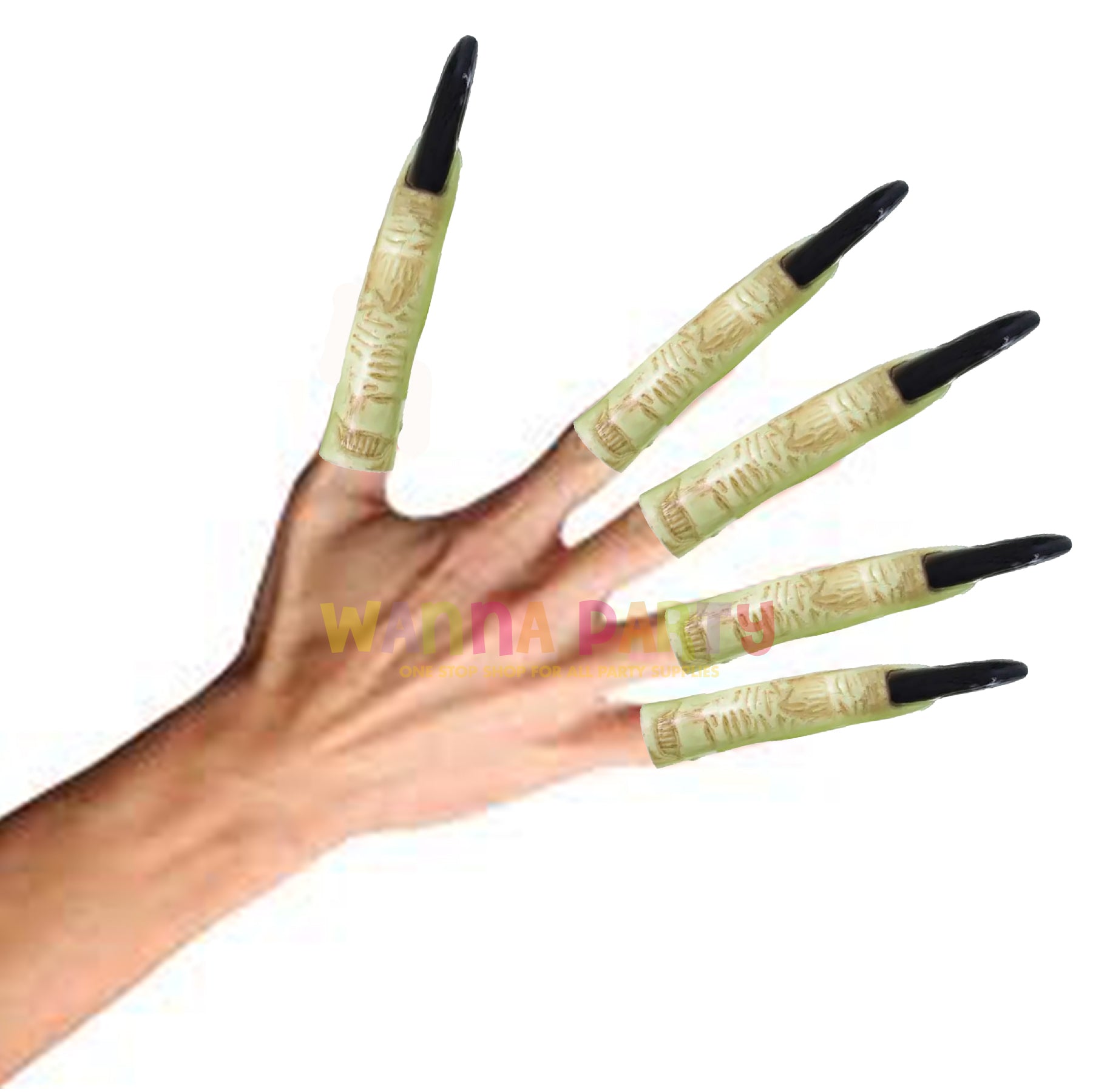 Fake Fingures with Long Nails - 10PC