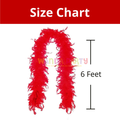 Feather Boa Red