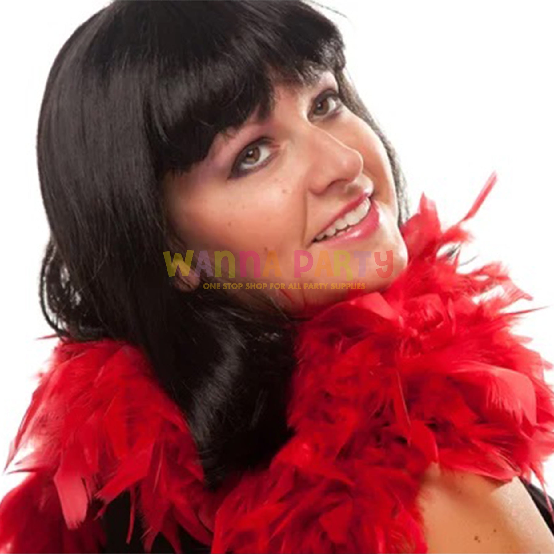 Feather Boa Red