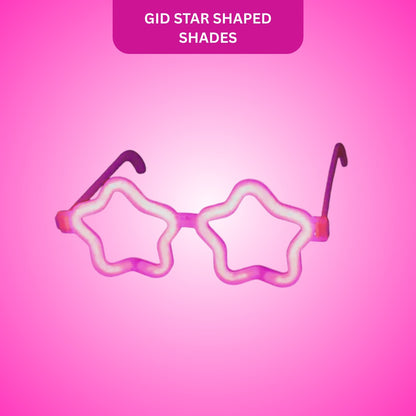 Glow in the Dark Star Shaped Shades  - 1PC