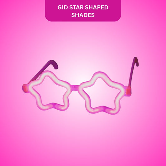 Glow in the Dark Star Shaped Shades  - 1PC