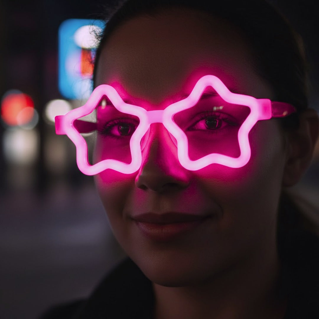 Glow in the Dark Star Shaped Shades  - 1PC
