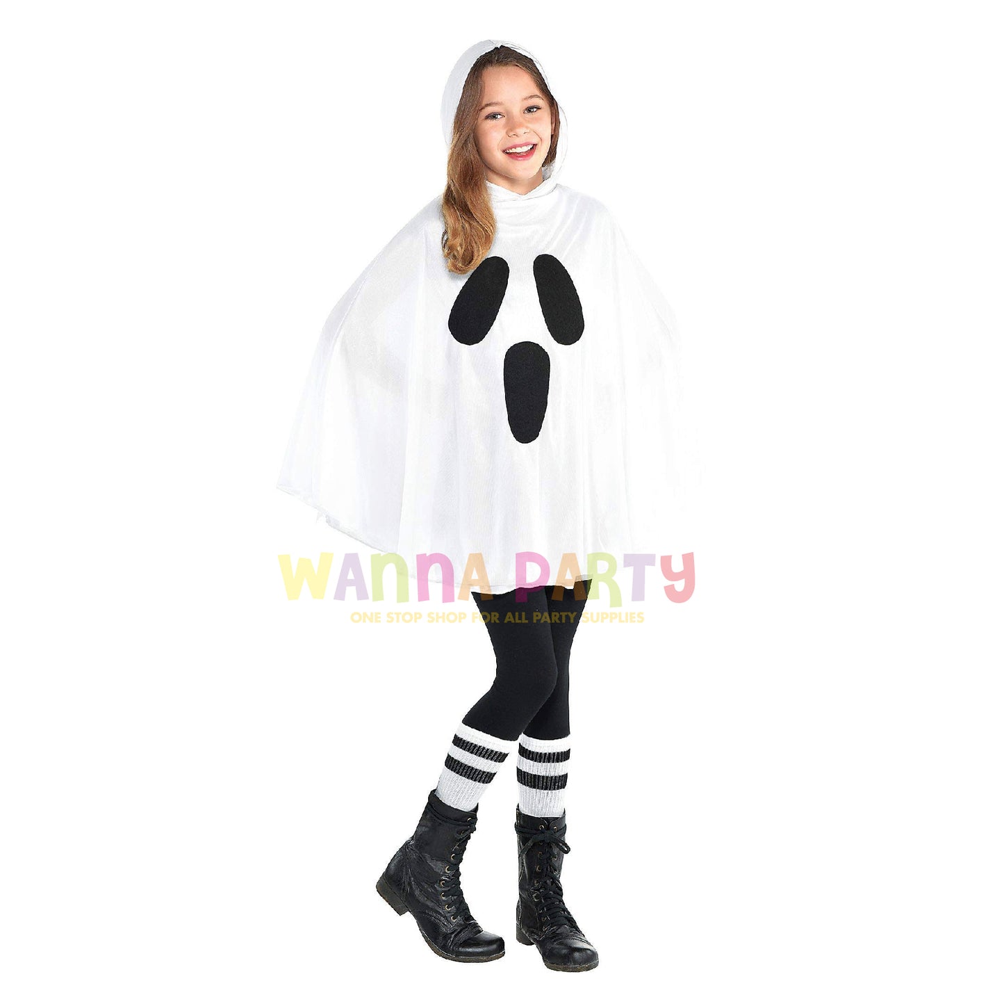 Halloween Ghost Poncho Small