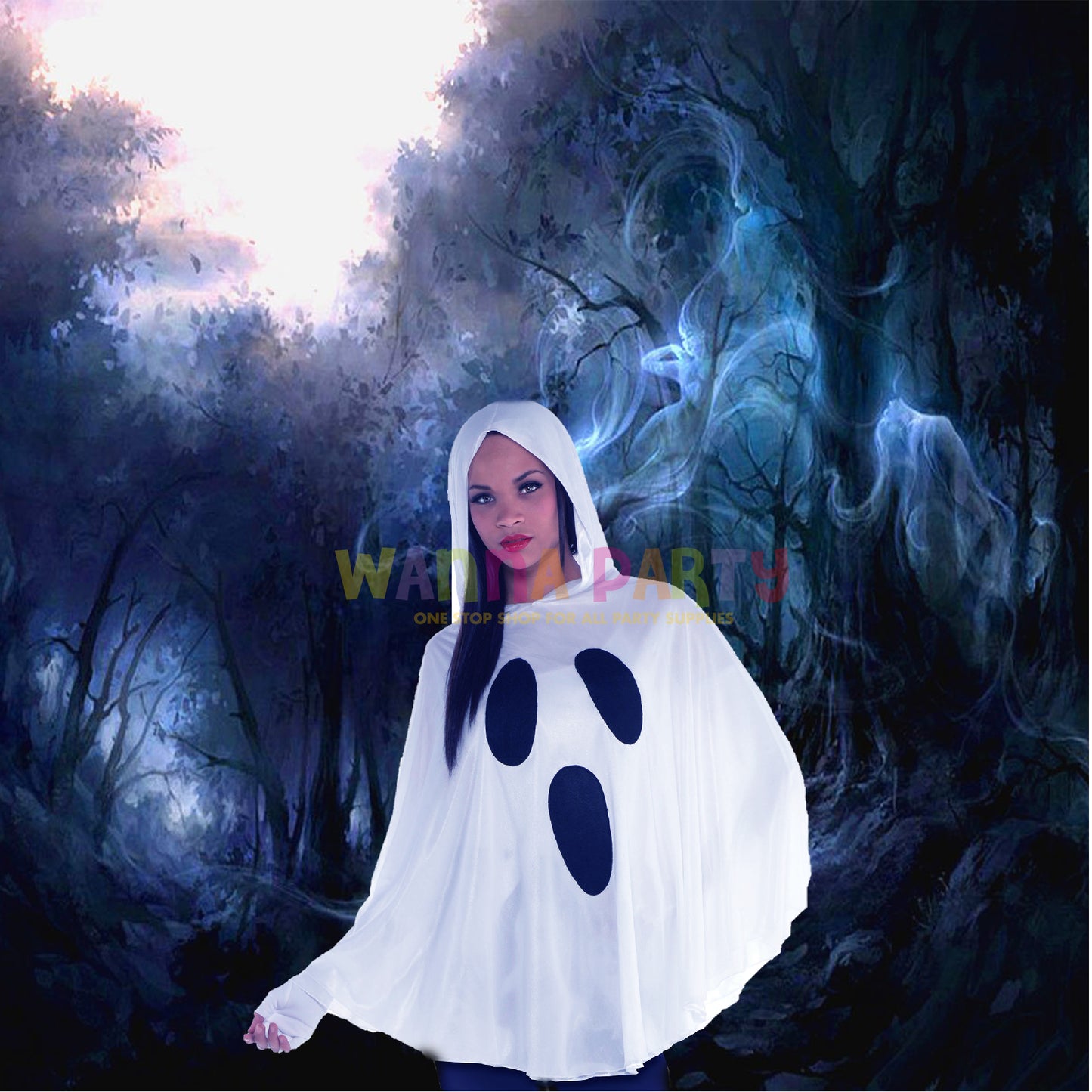 Halloween Ghost Poncho Small