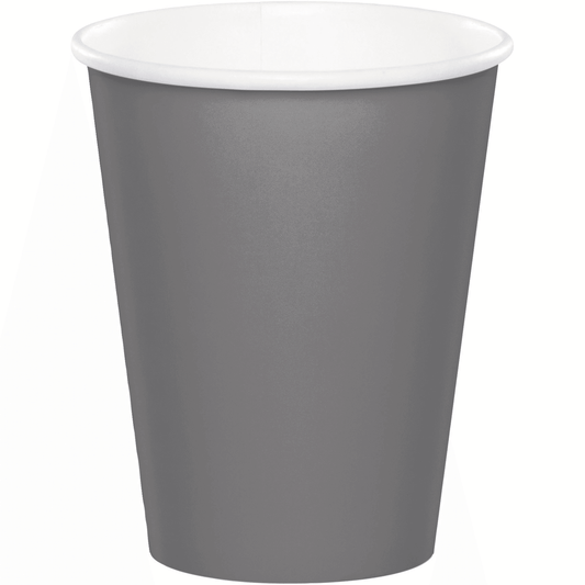 Glamour Grey Paper Cups 270ML - 24PC